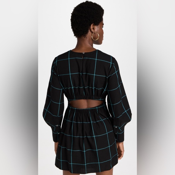 NWT STAUD Mini Crosshill Black Dress Size XL - Picture 3 of 12